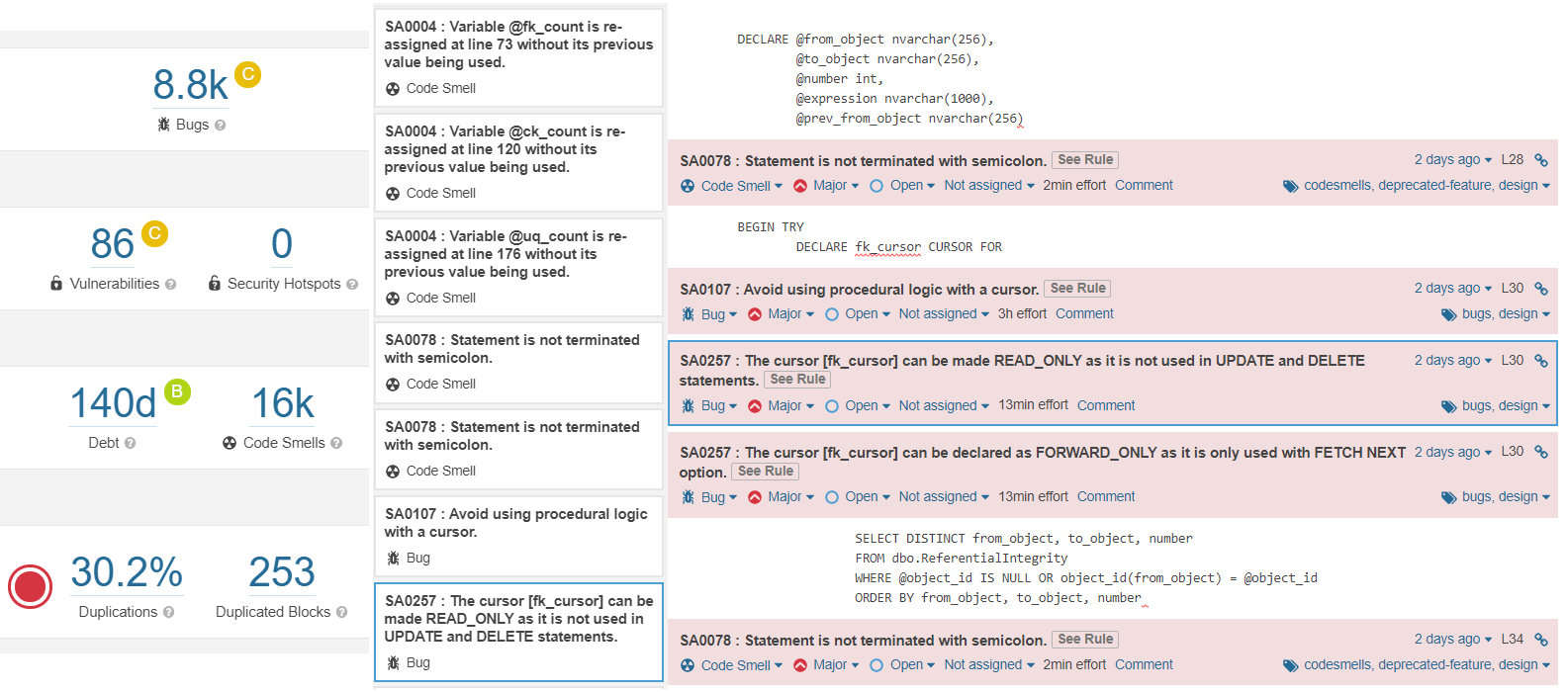 SQL Enlight - Static code analysis and refactoring for T-SQL and ...